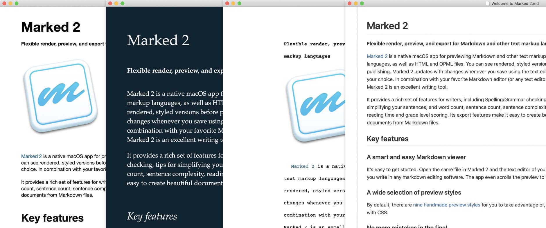 Marked screenshots
